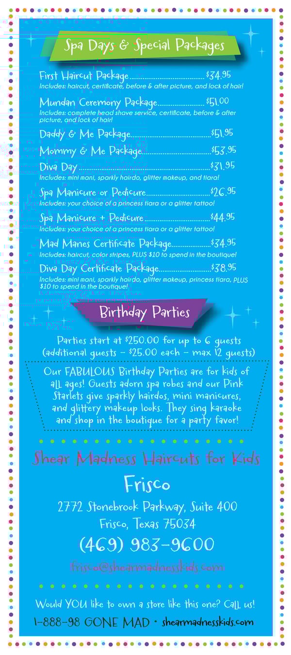 Frisco New Menus 20252