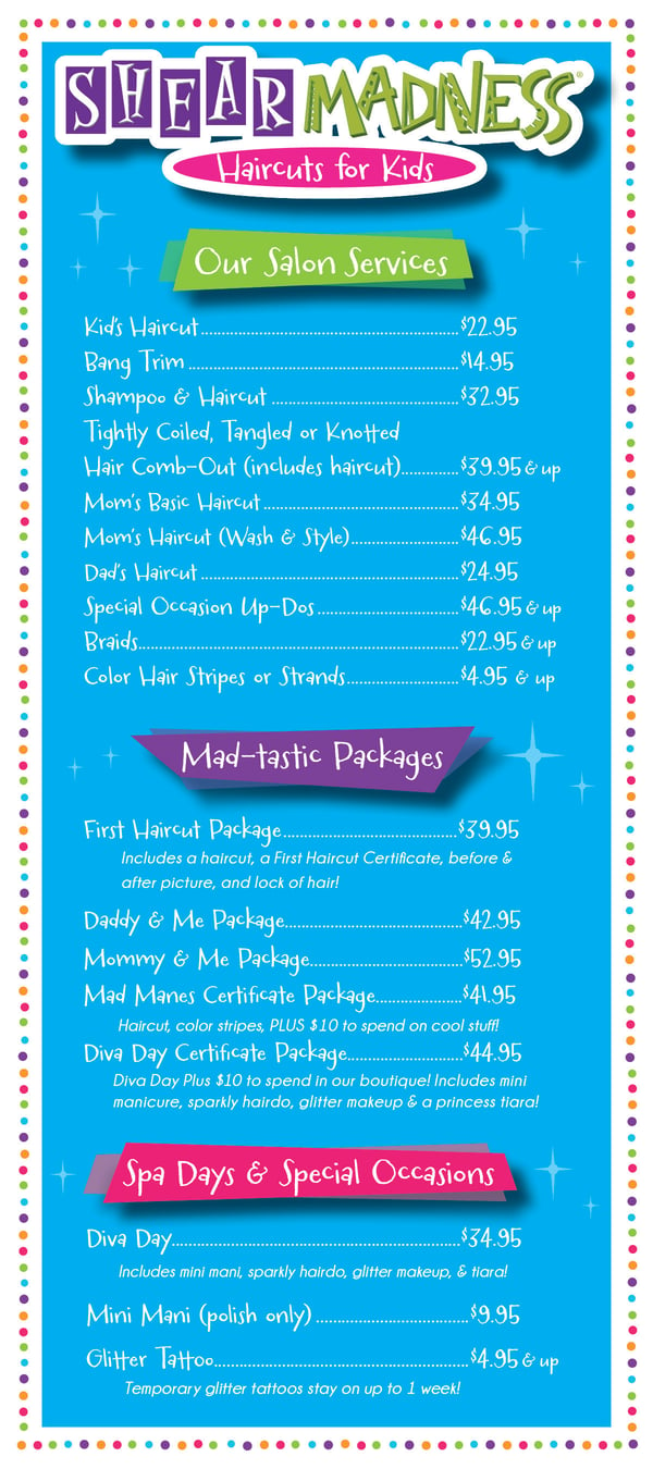 Morgantown Menu