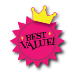 best value sticker pink